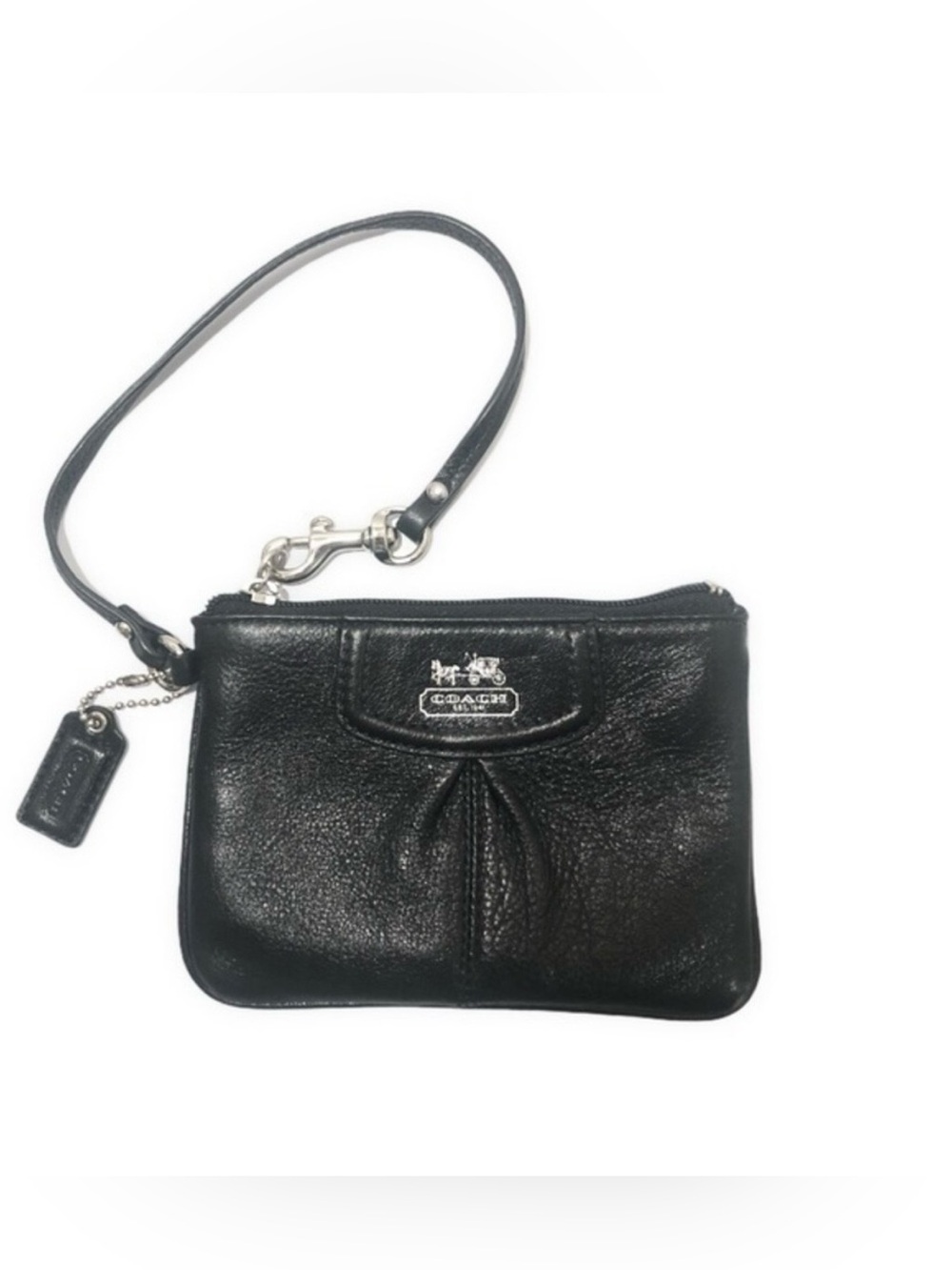 Coach Madison Pleated Leather Wristlet (Style #43223)